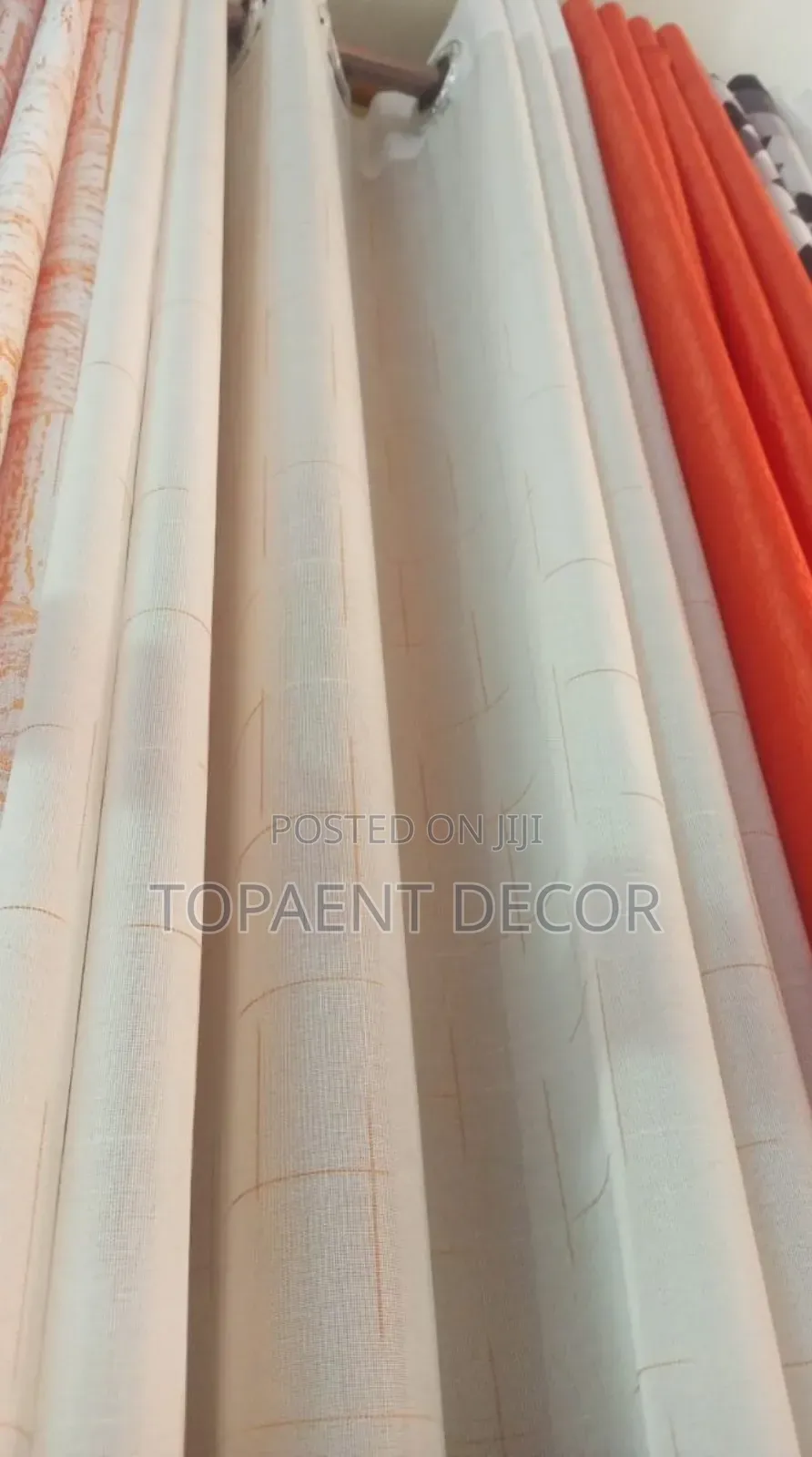 Orange Themed Window Sheers Orange Themed Window Sheers
