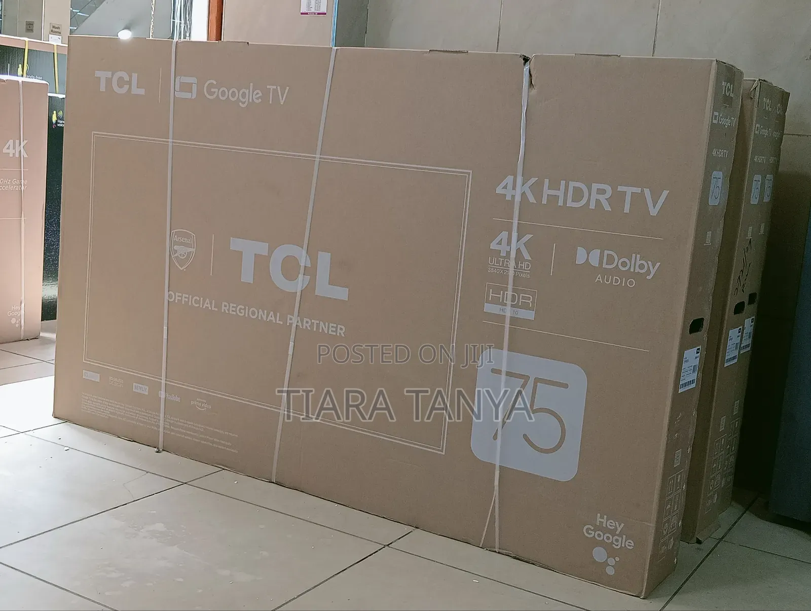 TCL 75" Smart UHD Google Tv