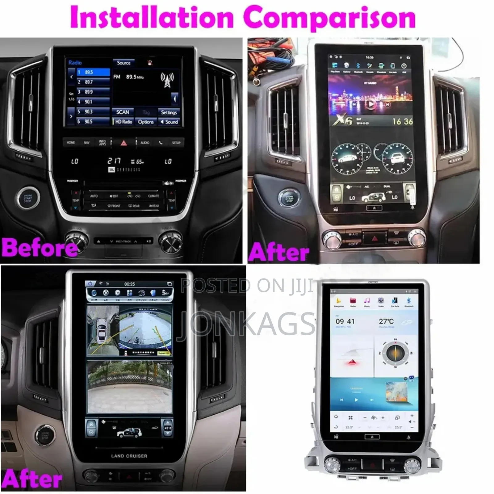 Android Tesla for Landcruiser 200 2016-2020