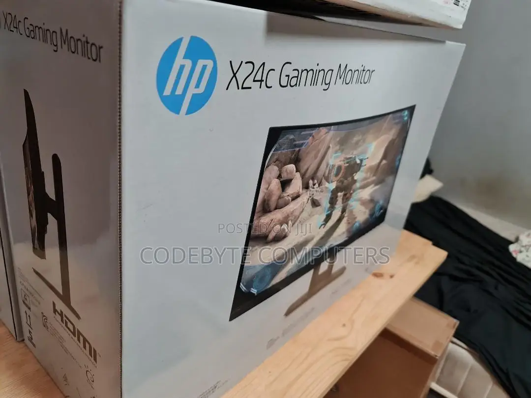 HP X24c Monitor-Hp X24c Curved Gaming Monitor
