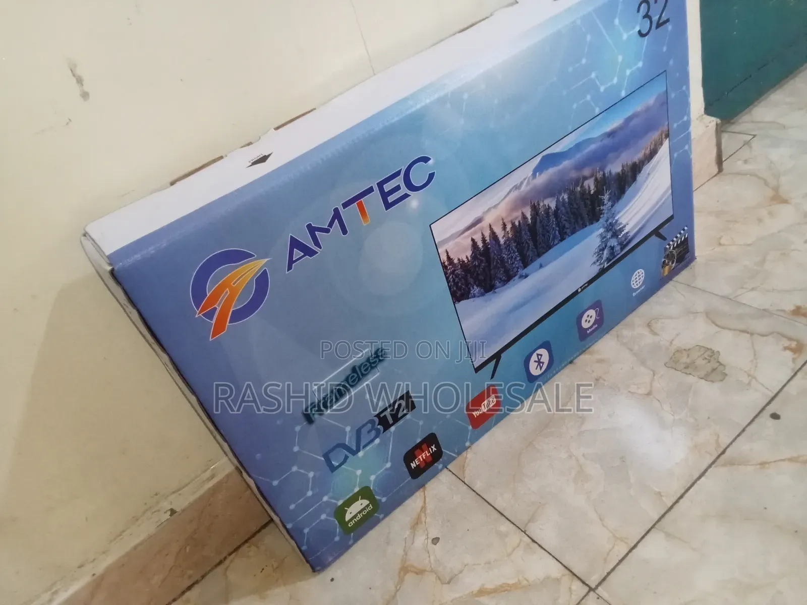 Tv Amtec 32 Inch With Bluetooth Connectivity.