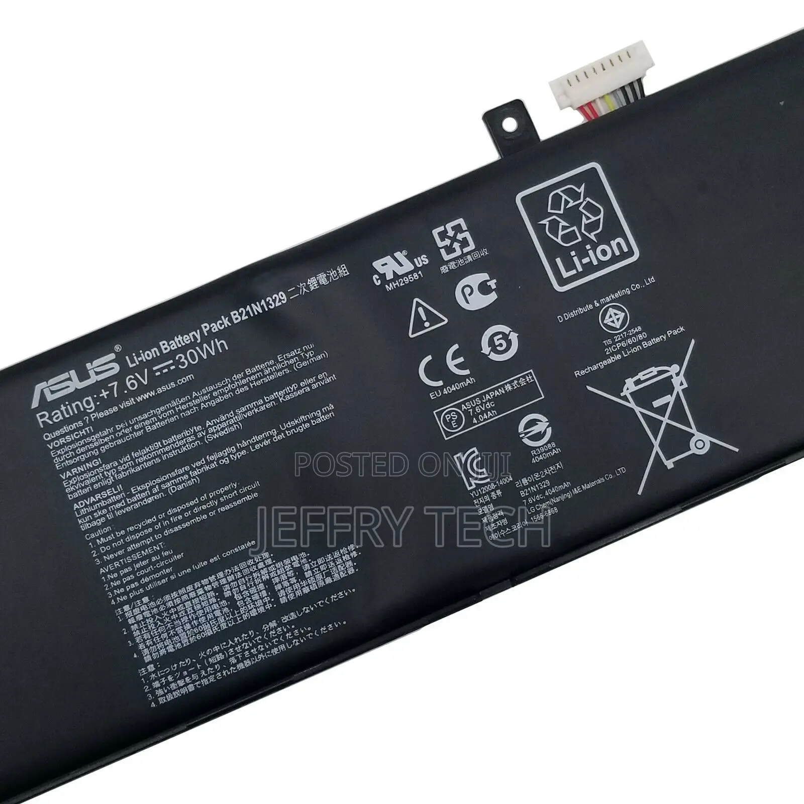 ASUS X453 X453M X403M X503M X553M B21N1329 Original Battery
