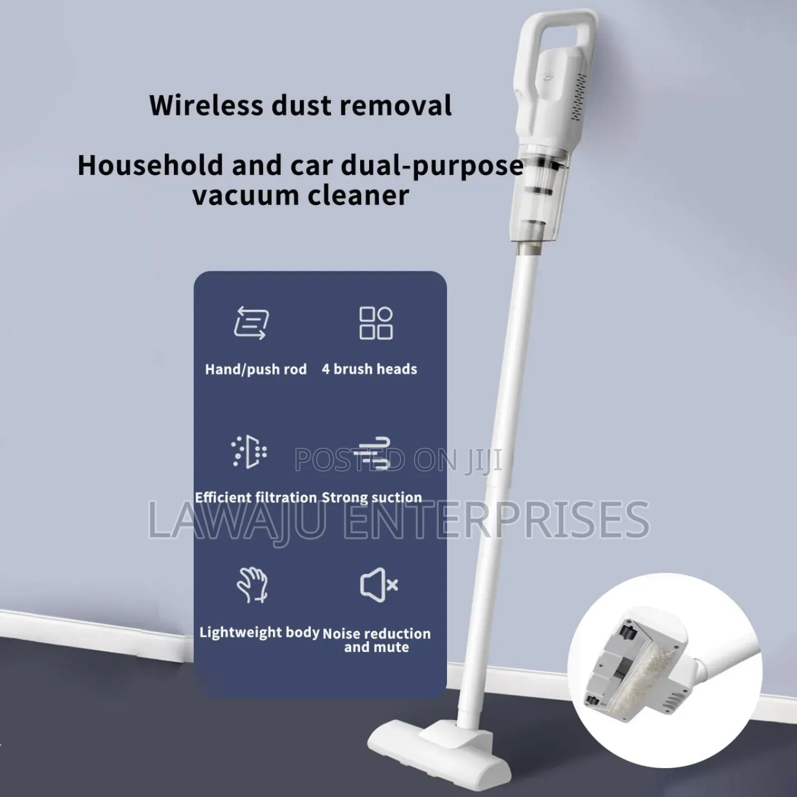 Cordless Vacuum Cleaner,20000pa Powerful Suction Vacuum