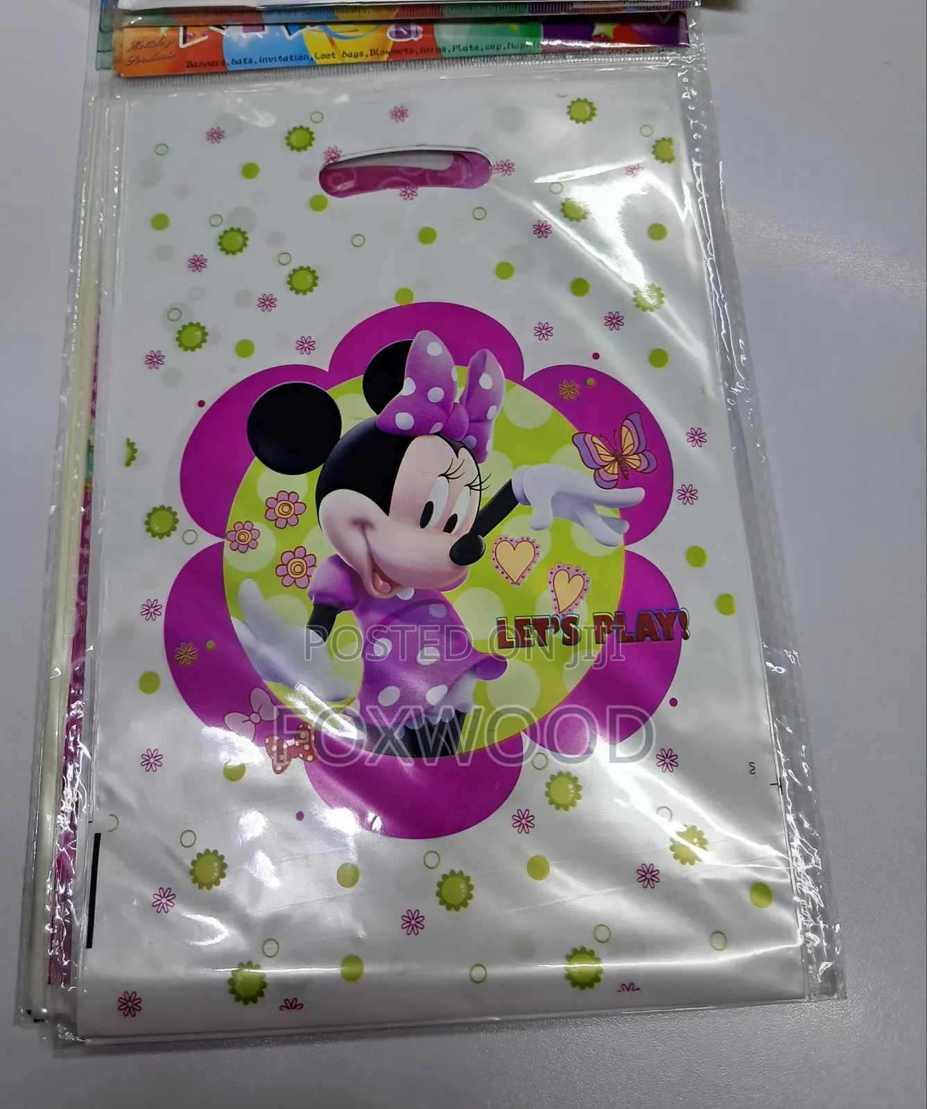 Birthday Party Gifts Snack Bag, Cartoon Themed 10pcs