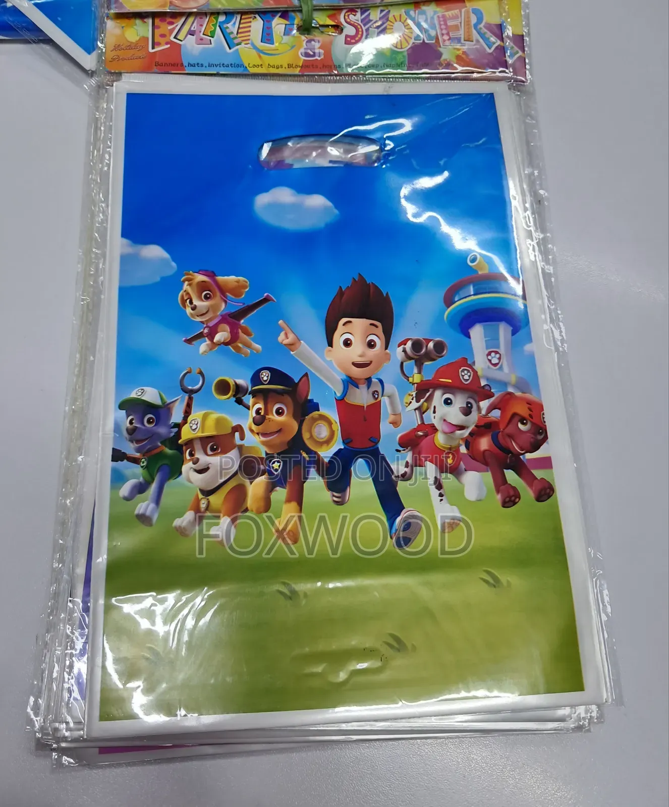 Birthday Party Gifts Snack Bag, Cartoon Themed 10pcs