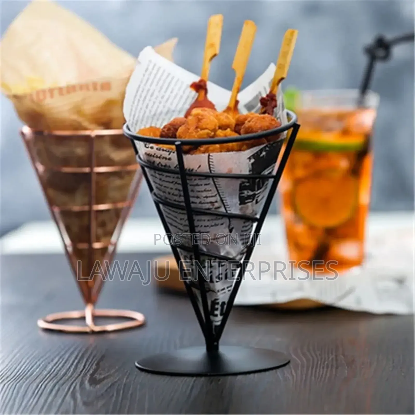 Stainless Steel Fries Holder