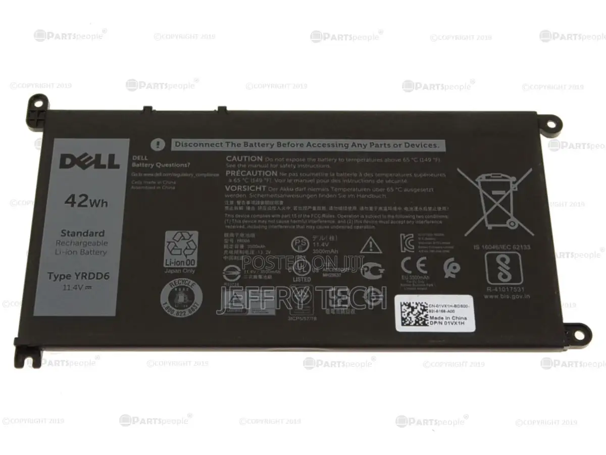 Dell YRDD6 Genuine Original Laptop Battery ( 6 Months Warran