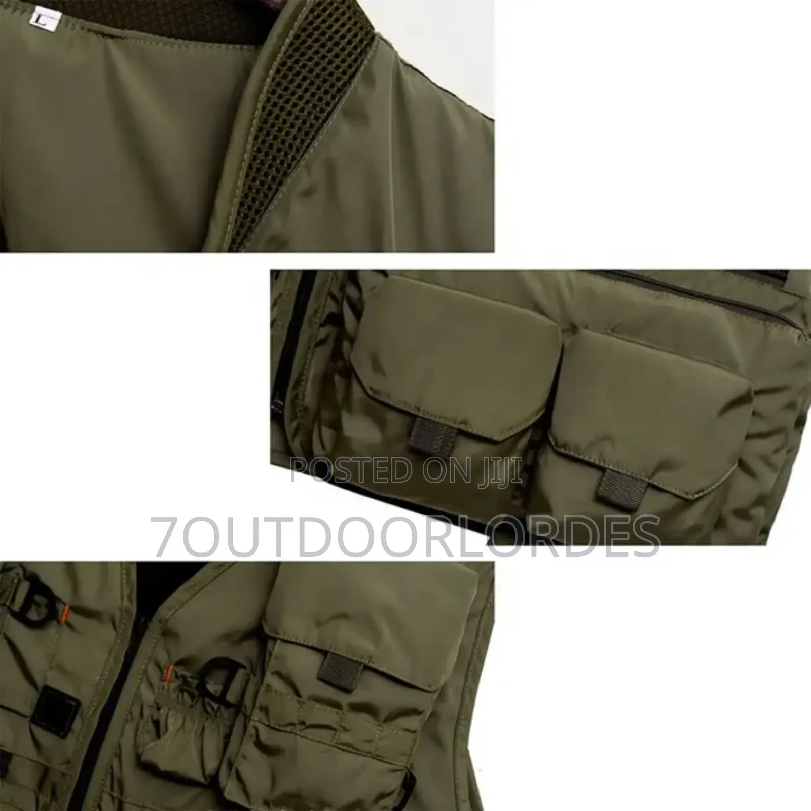 Outdoor Quick Dry Vest Half Coat Cargo Vests