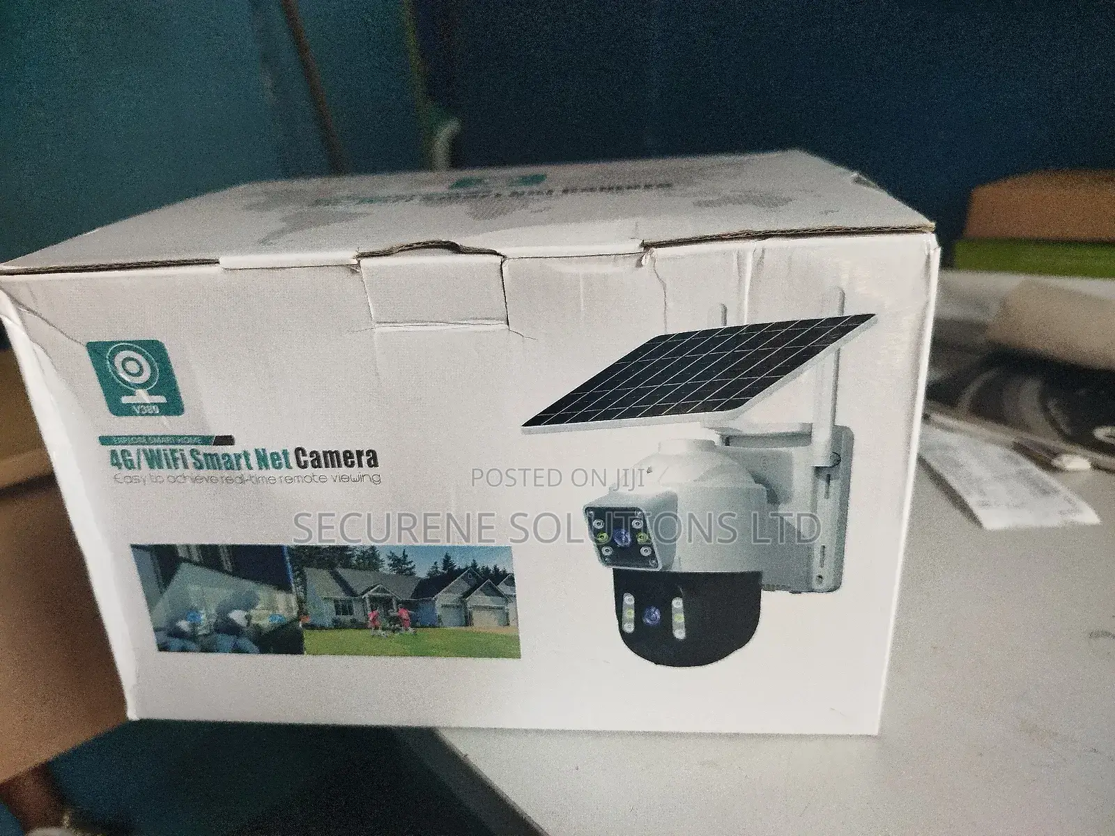 V380 PTZ Outdoor Solar Camera 4.0mp Standalone Wireless