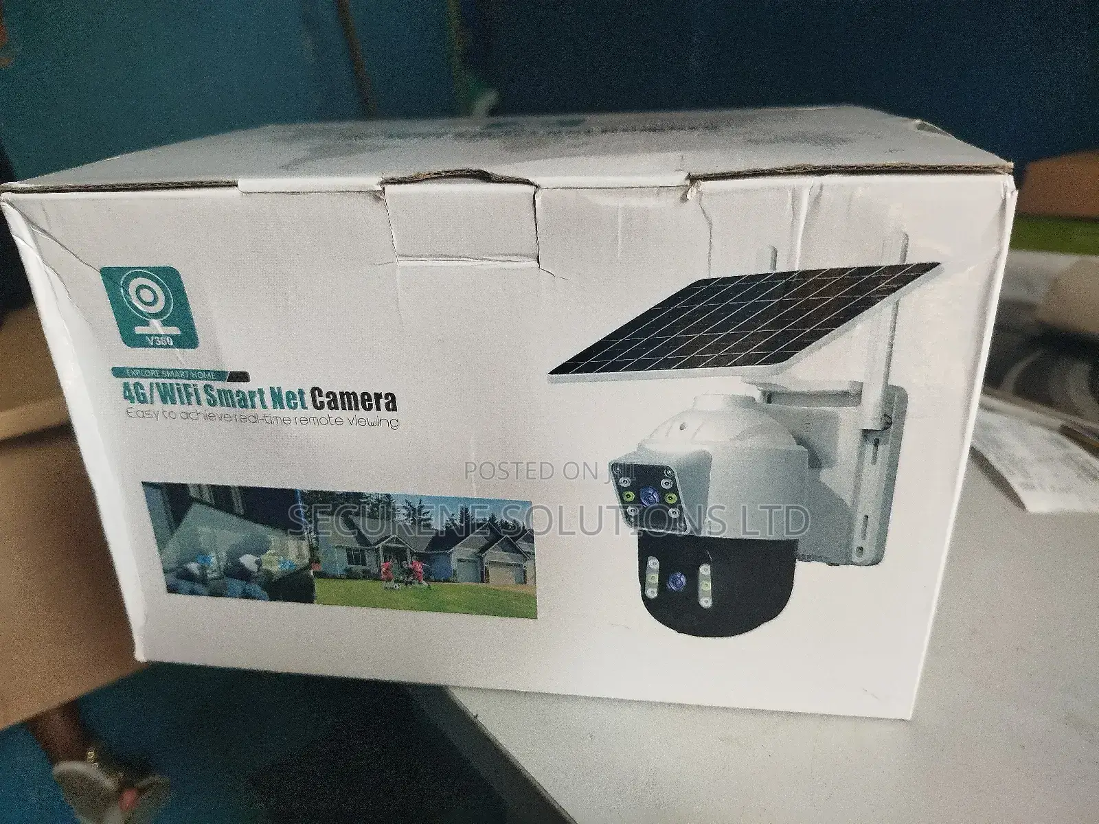 V380 PTZ Outdoor Solar Camera 4.0mp Standalone Wireless