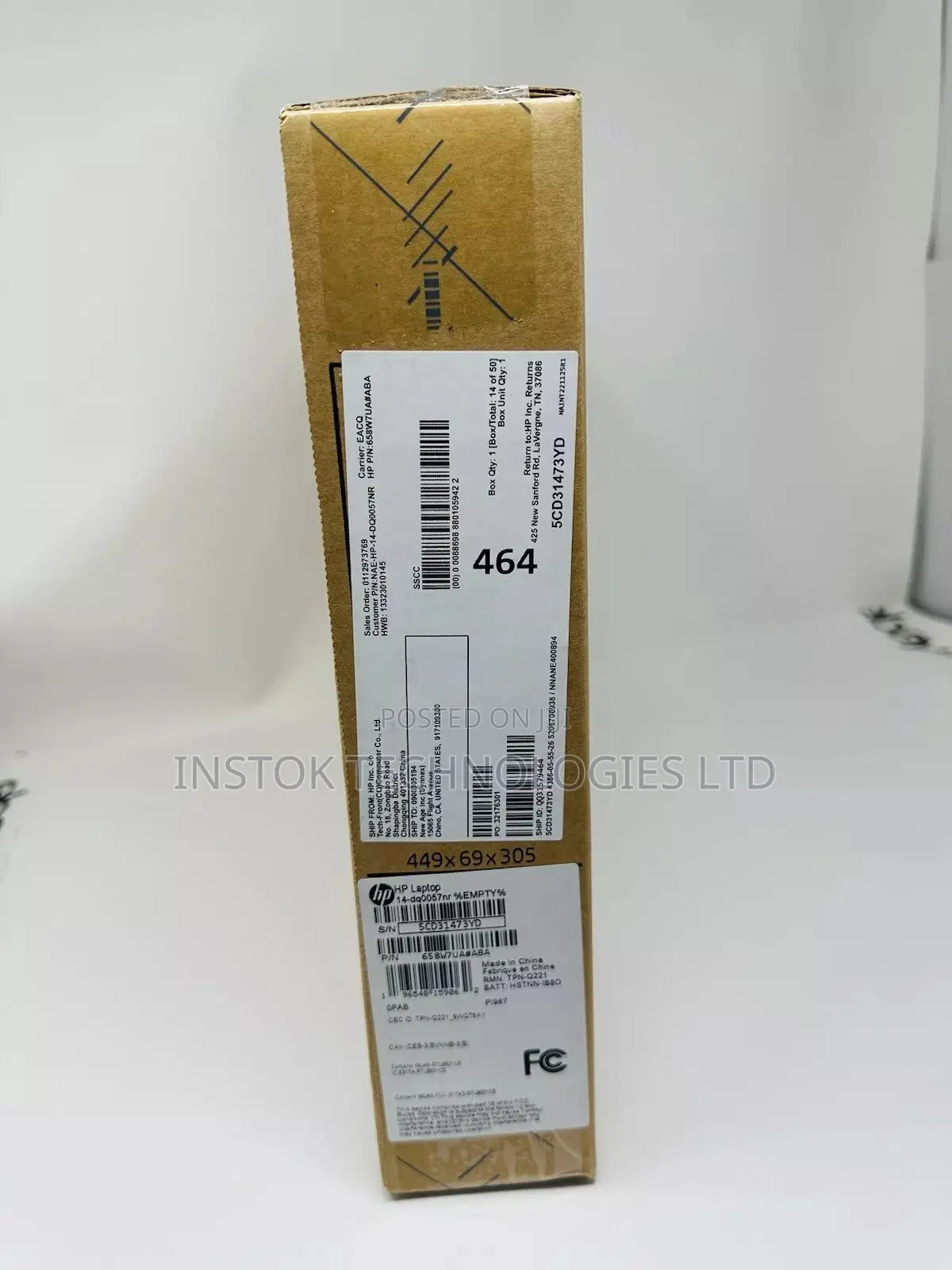 New Laptop HP 14S 8GB Intel Core I7 SSD 512GB
