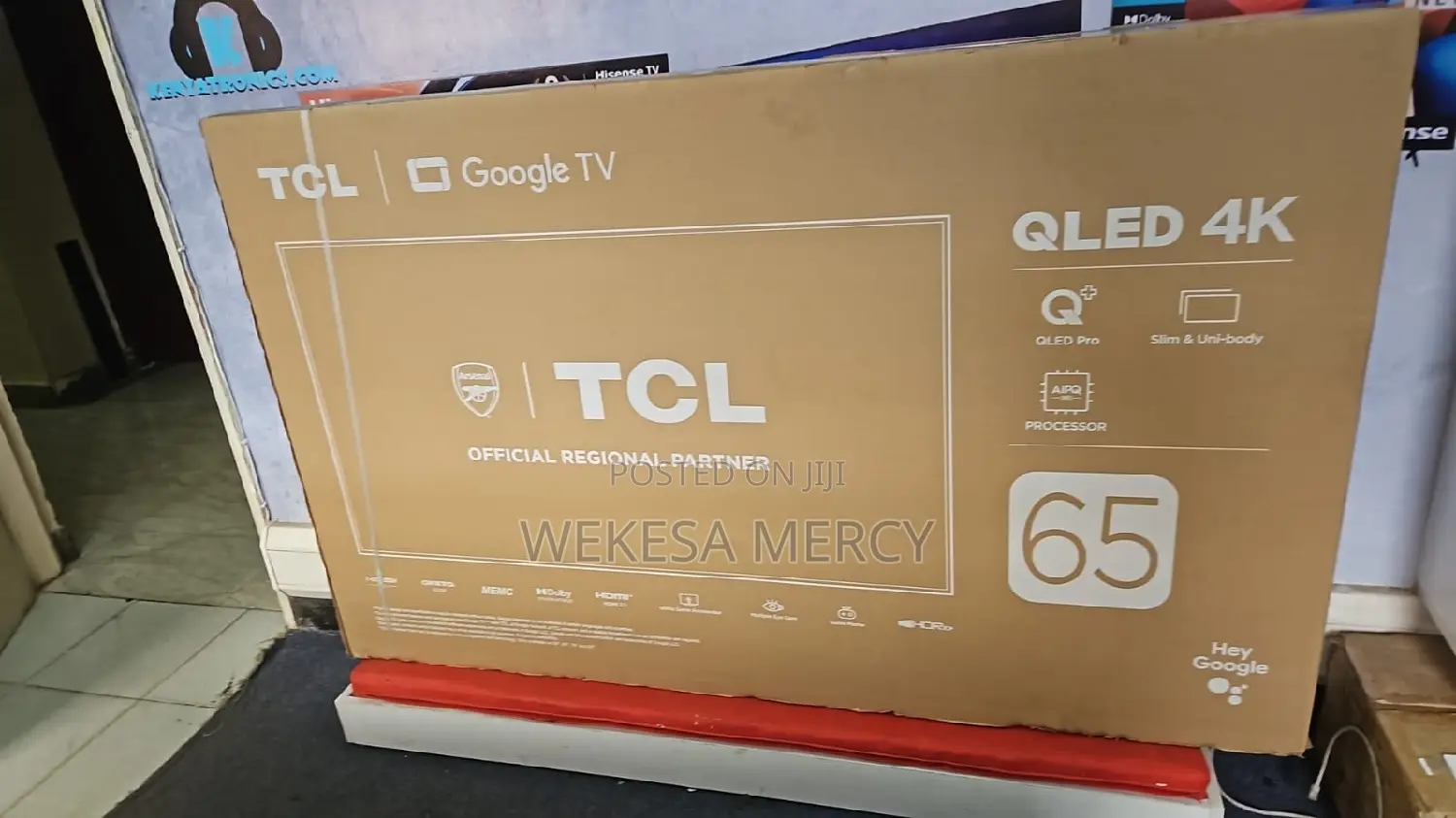 TCL 65′′ 65C655 QLED Pro 120hz Google Tv