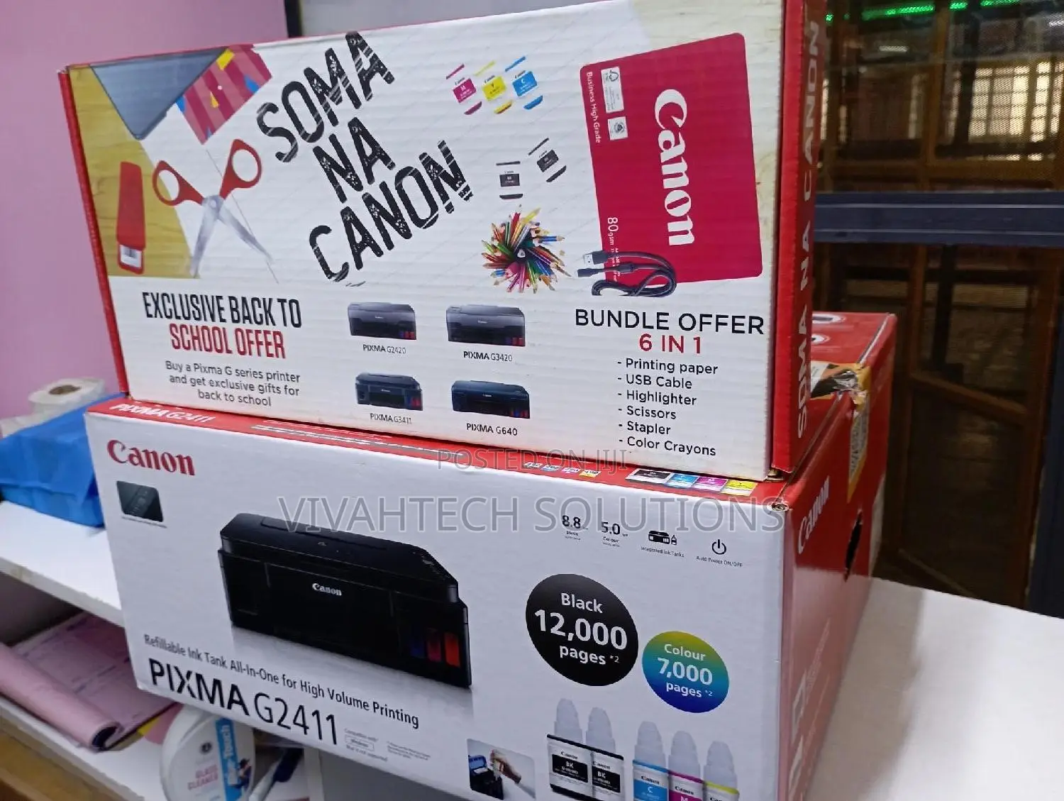 Canon PIXMA G2411 Refillable Inktank AIO Printer