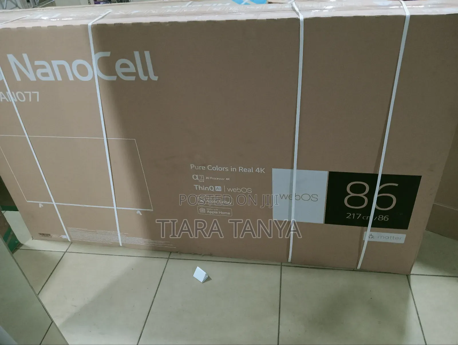 86" LG NANO77 Ai Thin Q Tv