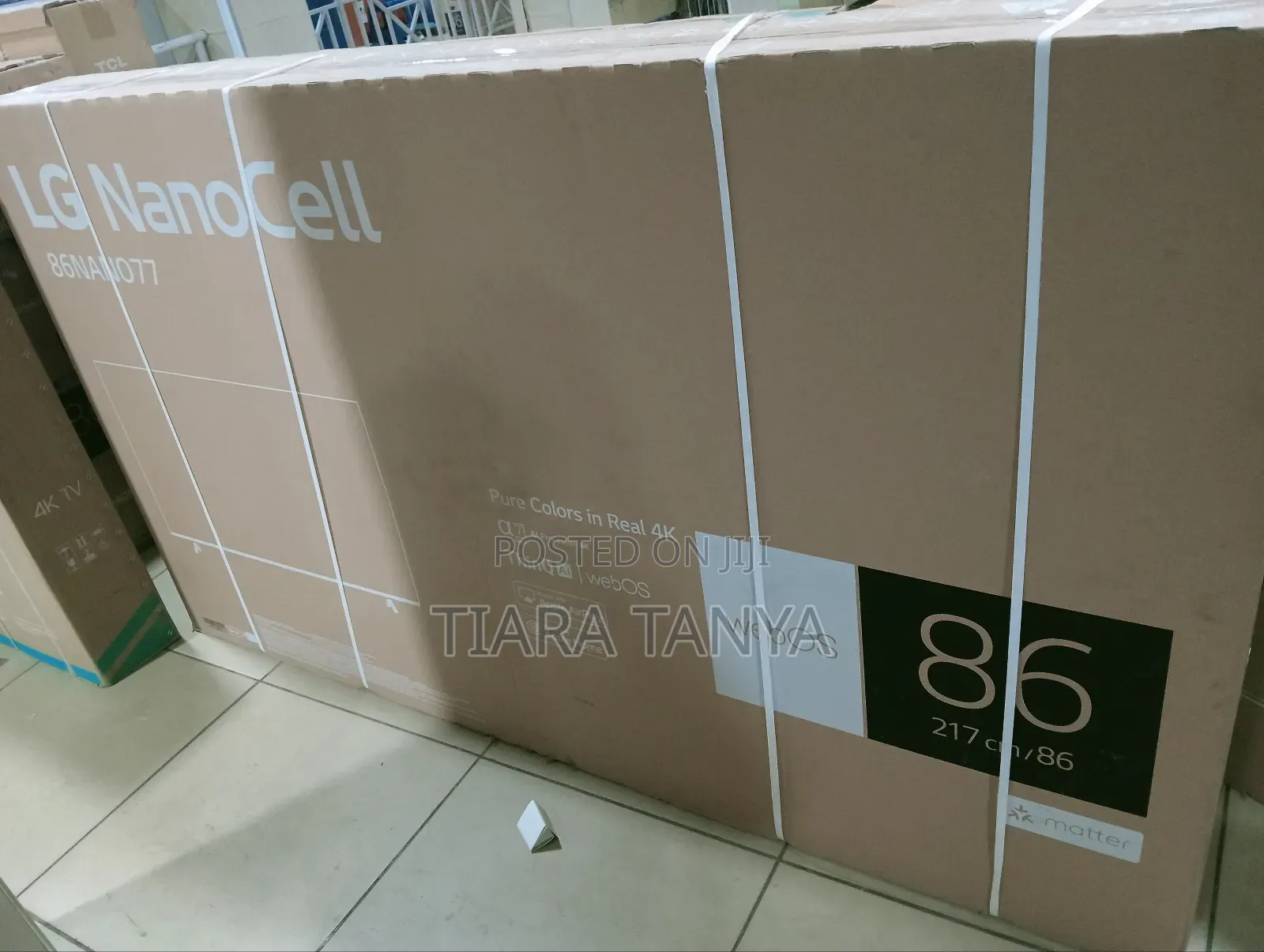 86" LG NANO77 Ai Thin Q Tv