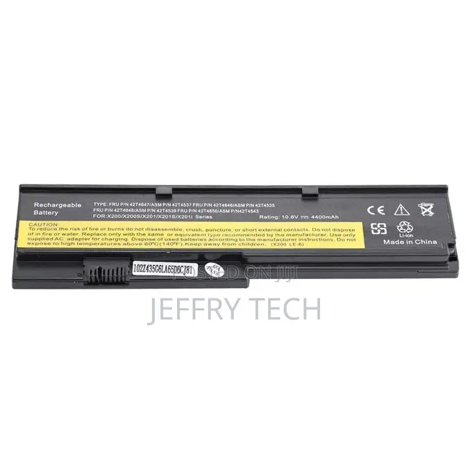 Click to Enlarge Lenovo X200 Replacement Laptop Battery ( 3