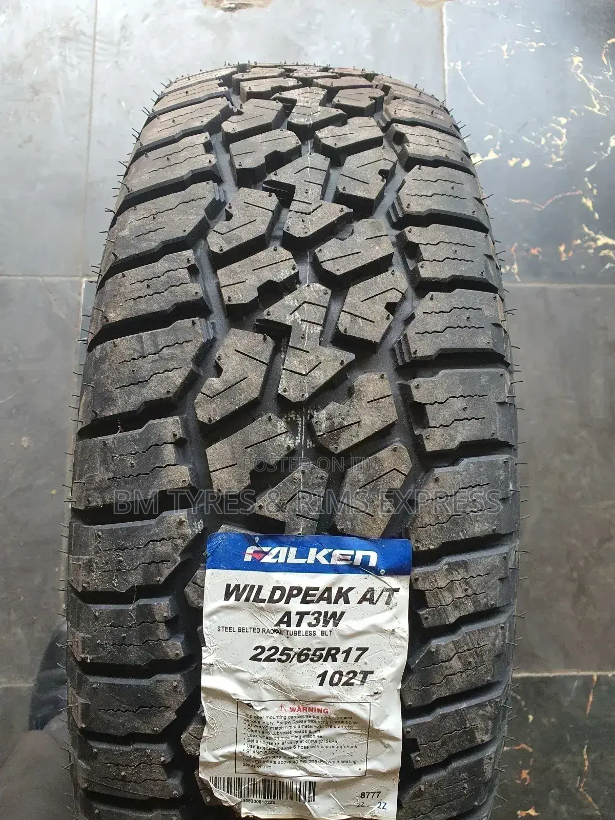 225 /65 R17 Falken TYRES.
