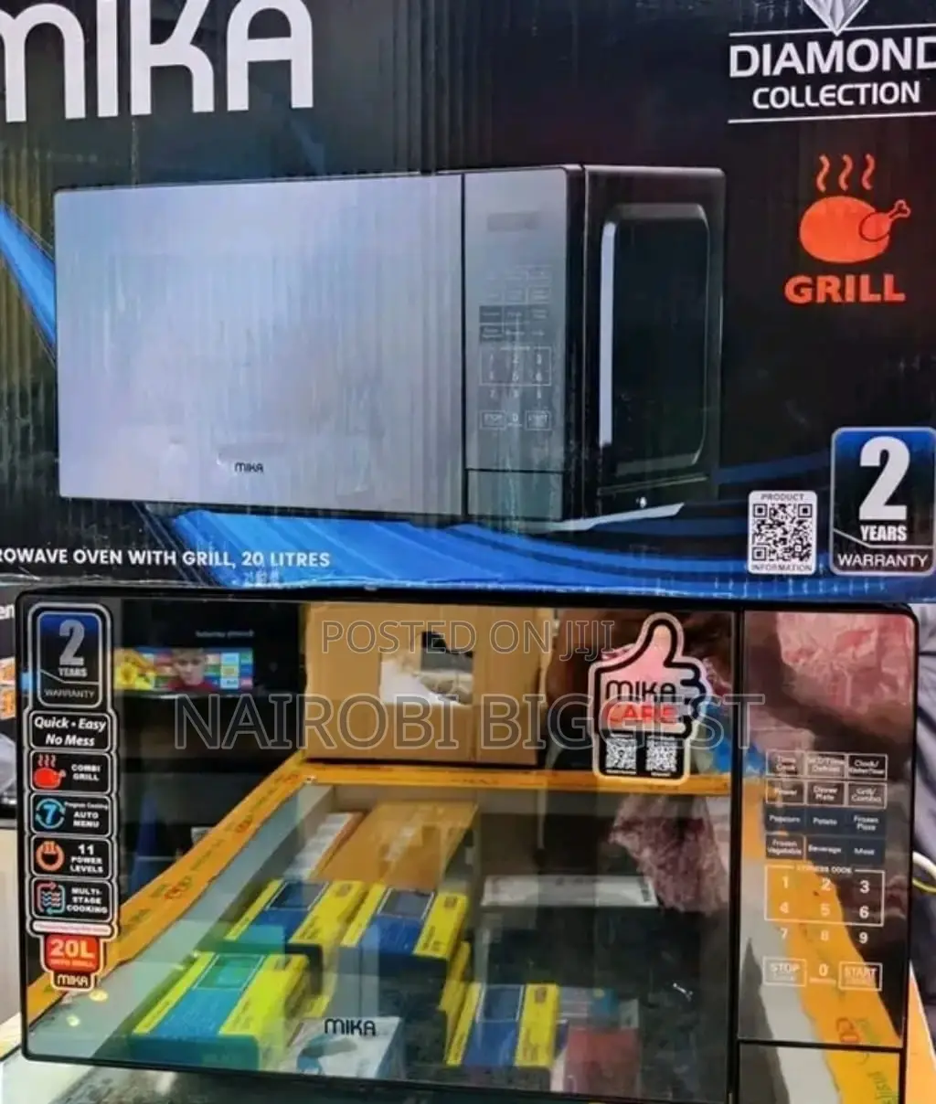 Excellent Mika 20 Litres Microwave With Grill