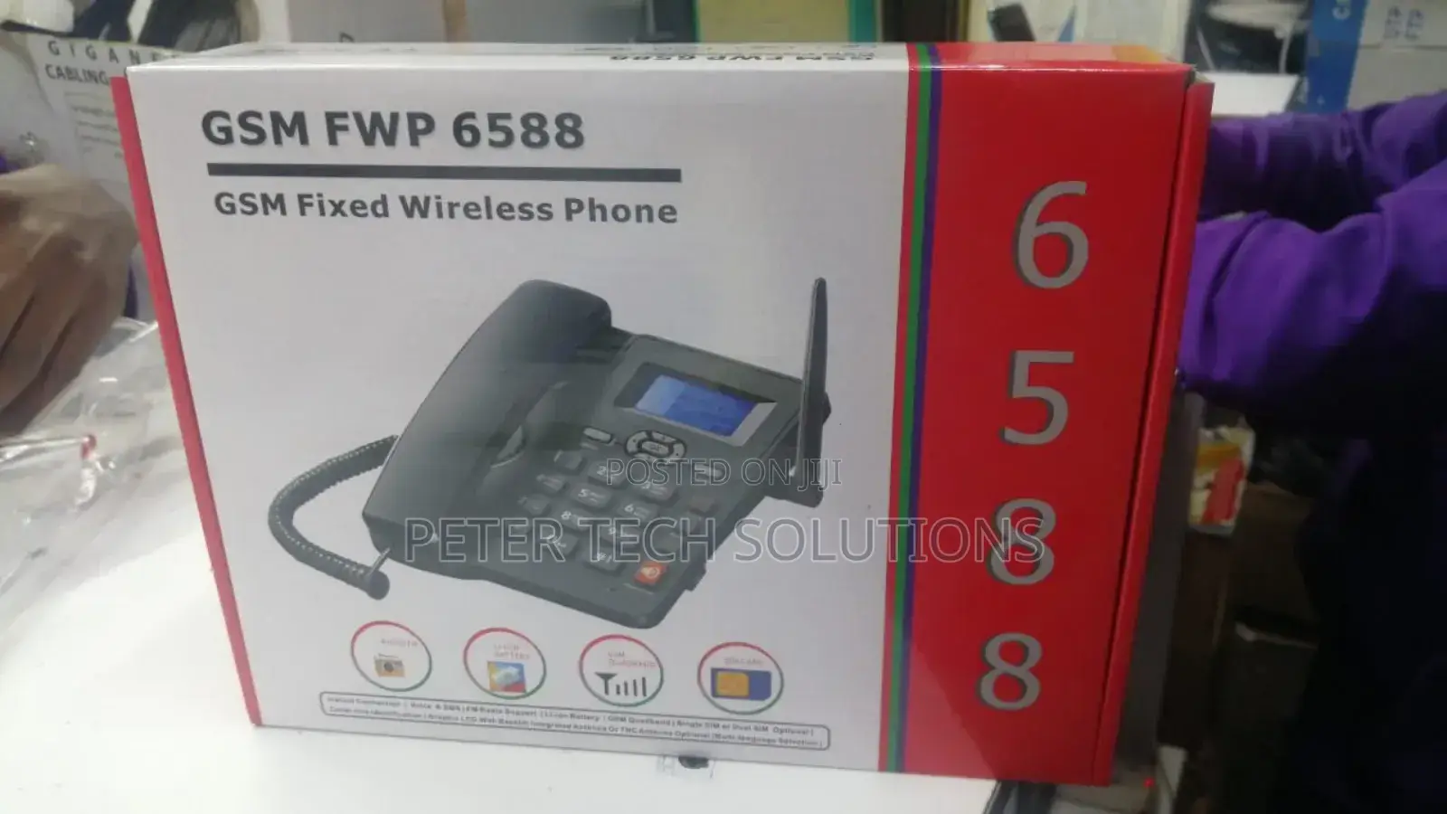 ETS 6588 GSM Fixed Wireless Phone With SIM Card Slot