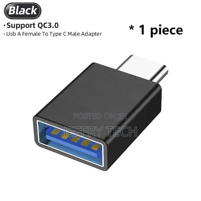 OTG USB a Female to USB Type C Male Adapter Converter Tipo F