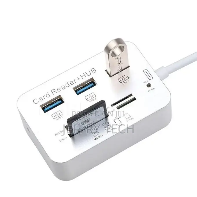 USB 3.1 Type-C COMBO 3 Ports HUB + MS DUO / SD(HC) / M2 / T-