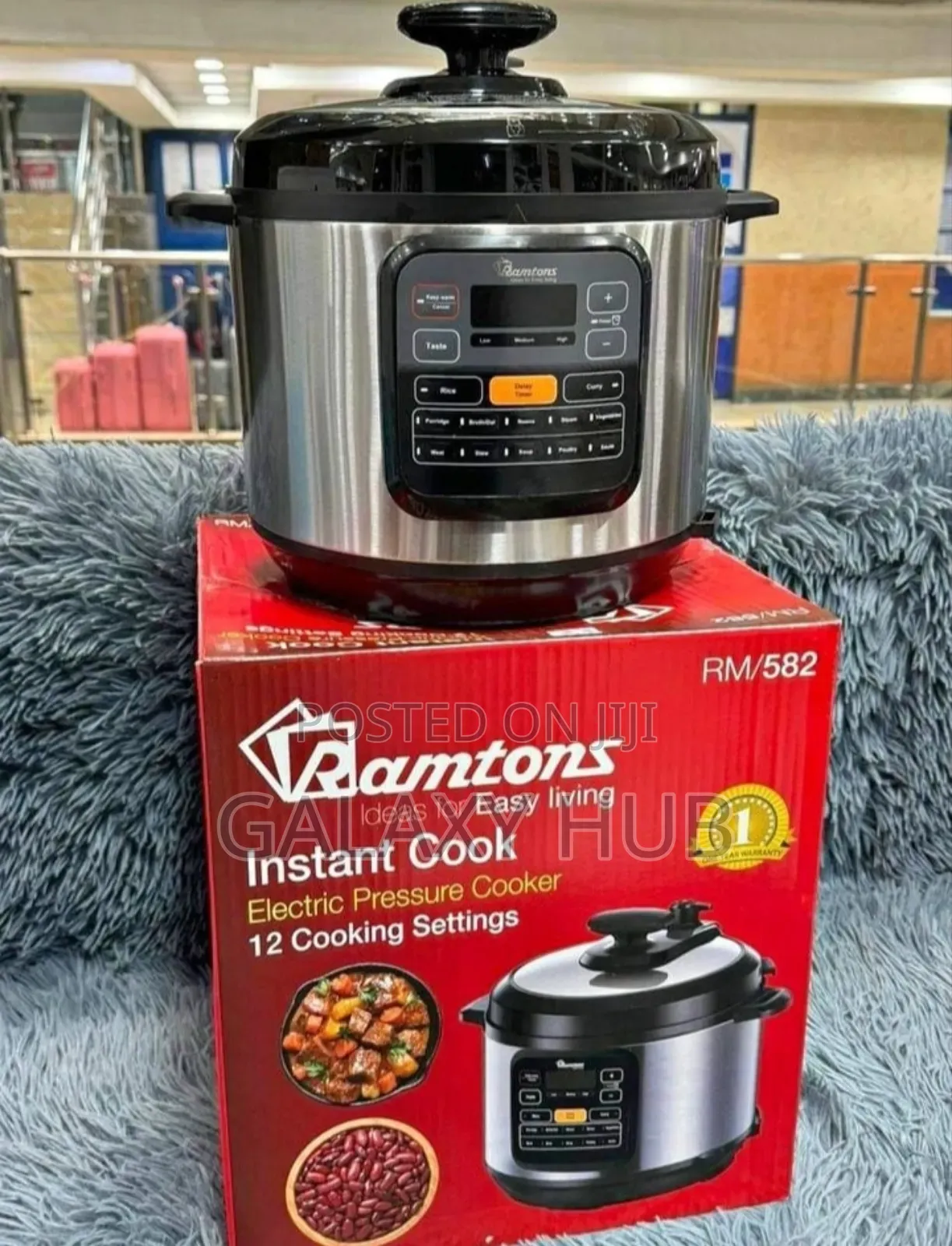 Ramtons Electric Digital 6litres Pressure Cooker