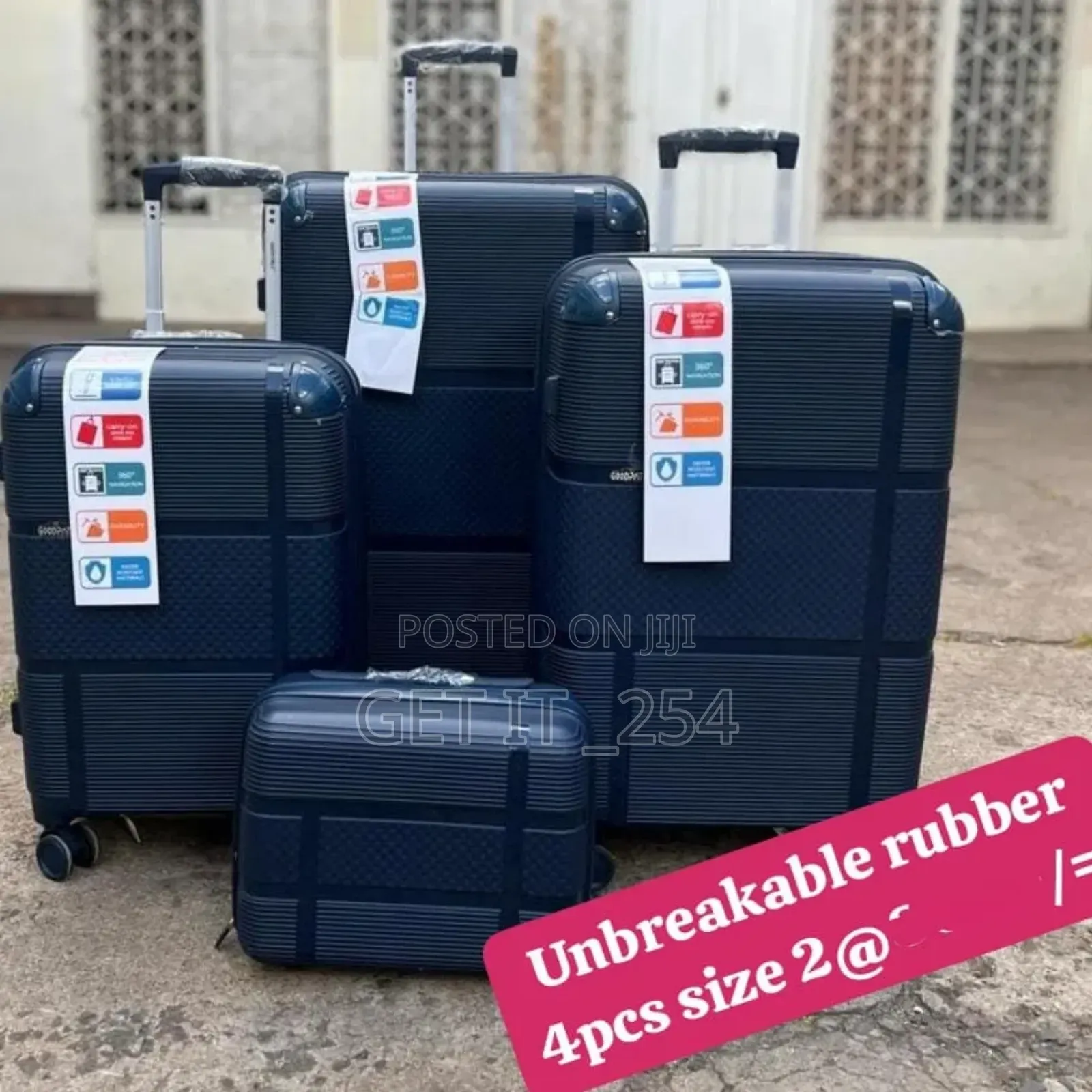 Size 2 Unbreakable 4in1 Suitcases