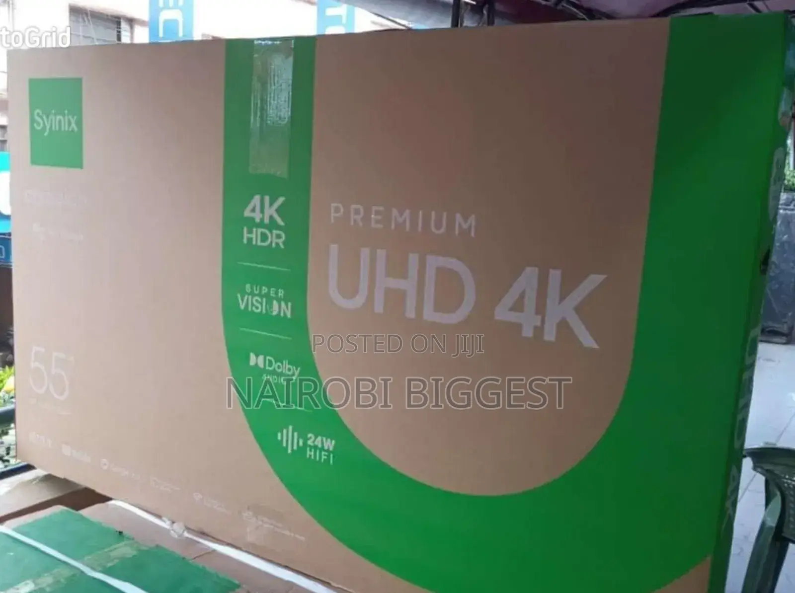 Syinix 55" Frameless 4k With Bluetooth Television