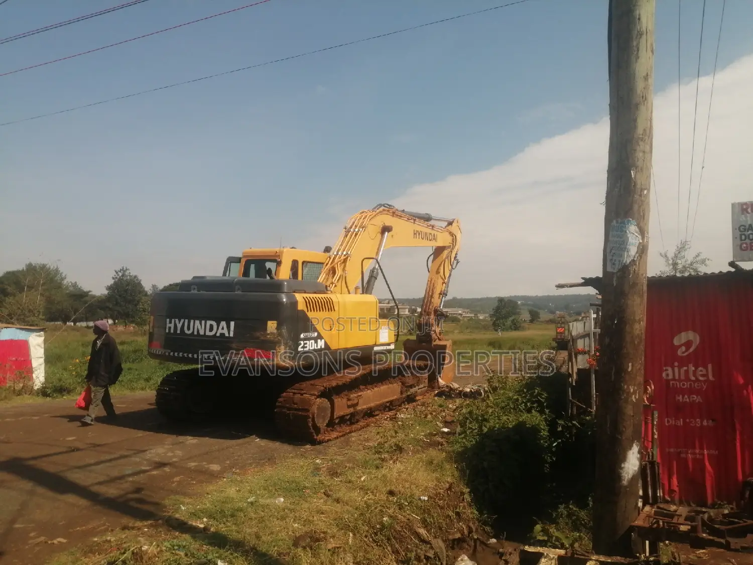 Excavator, Backhoe, Shavel Loader And Roller Compactor For Hire