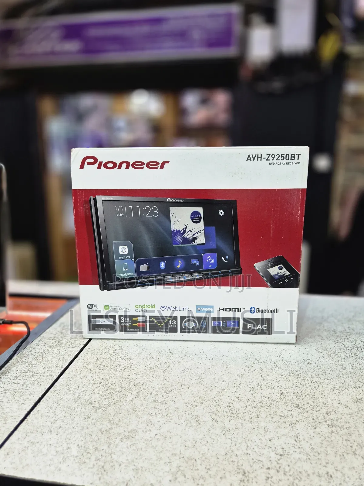 Pioneer AVH-Z9250BT -Indashdouble-DVD Multimedia AV Receiver