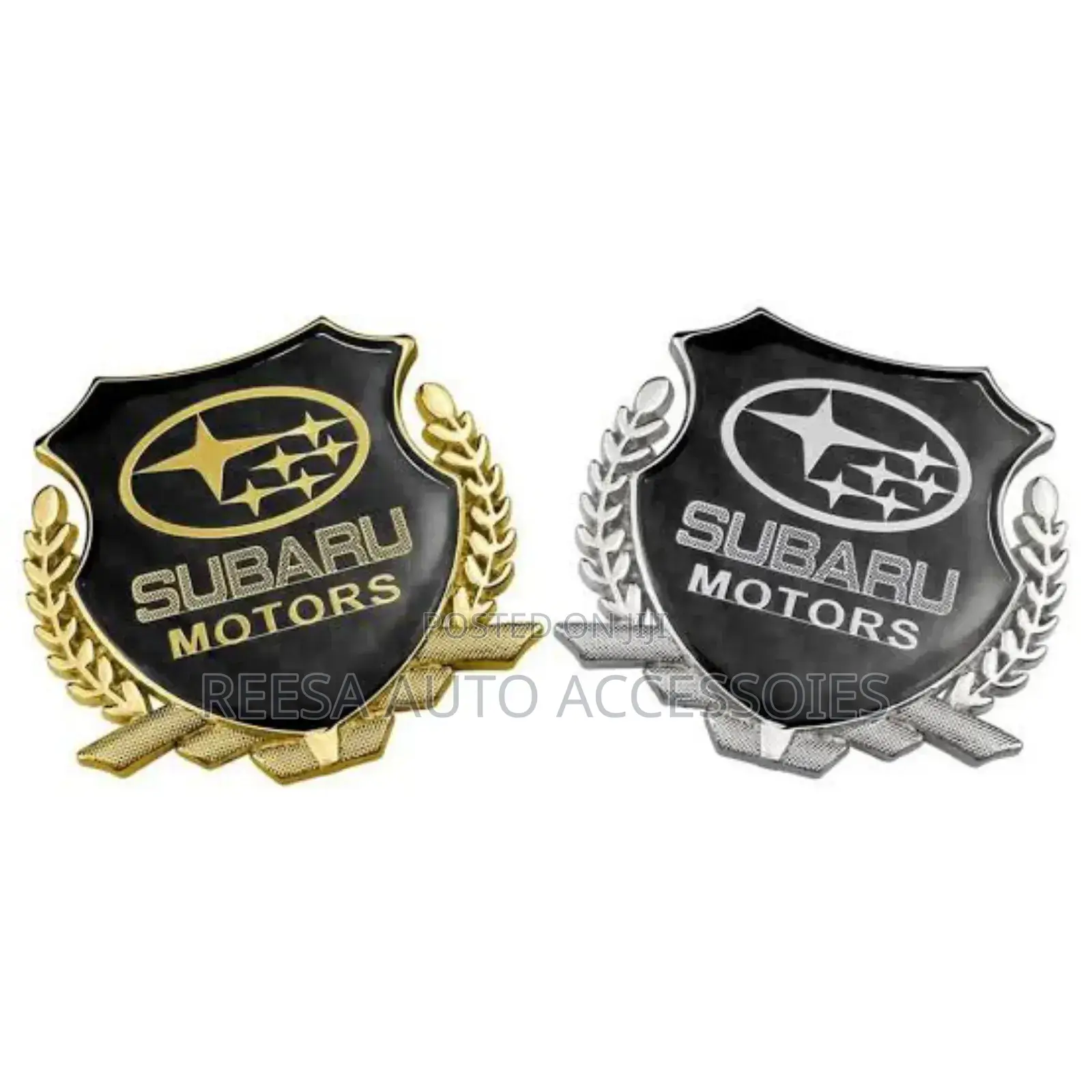 Subaru Motors Metallic Stickers