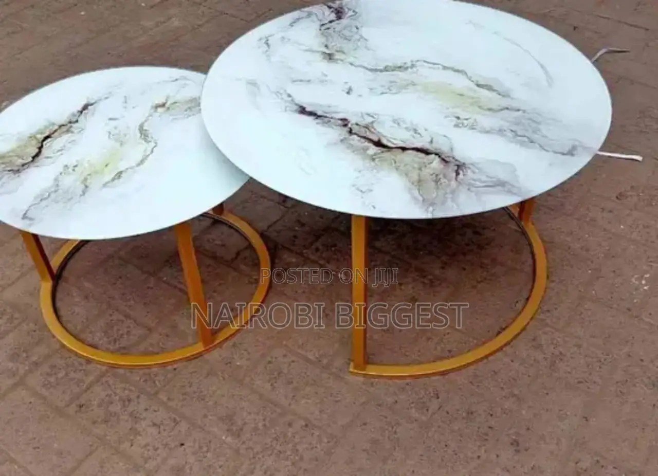 Pure White Nesting Tables