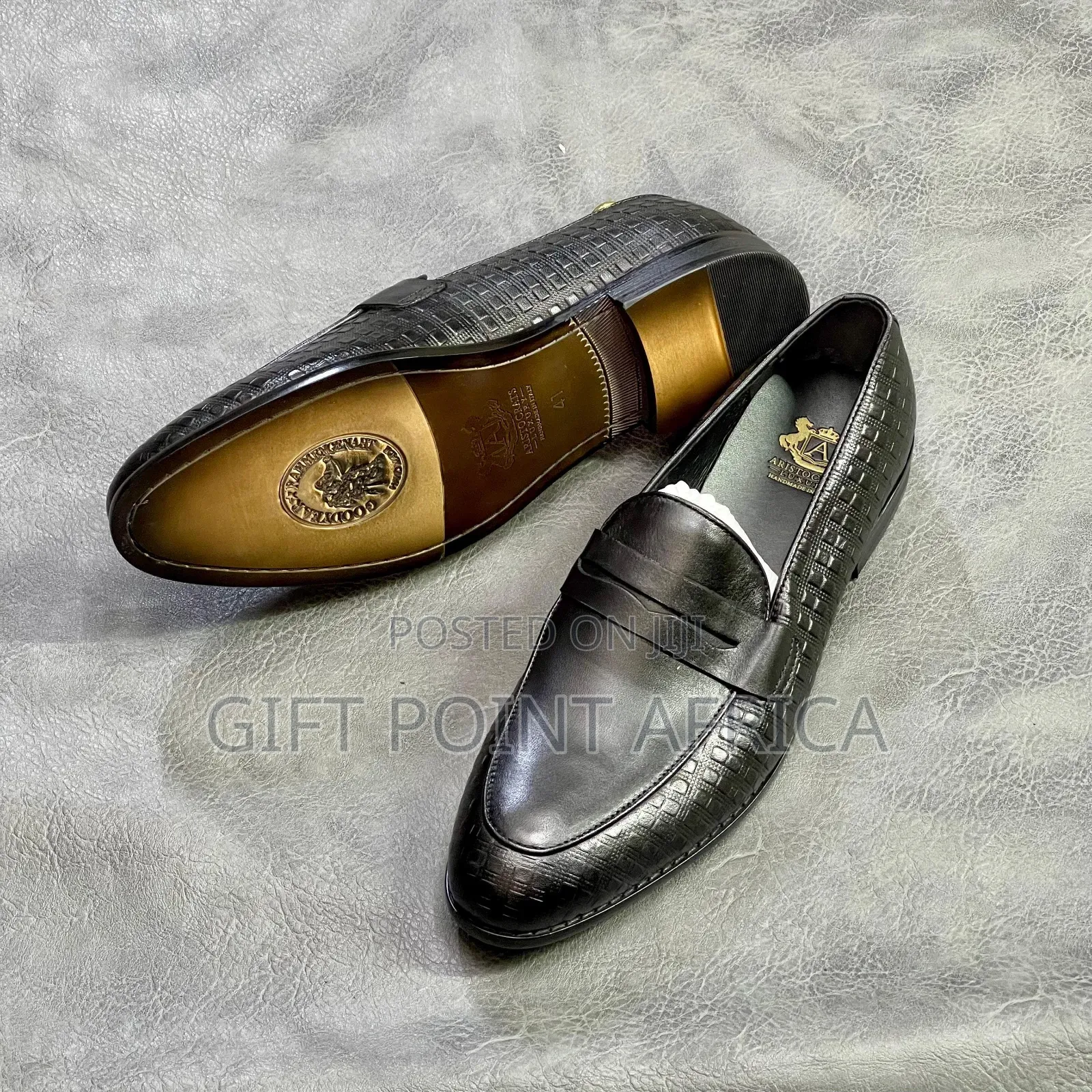 Official Leather Shoes for Men Black in Colour