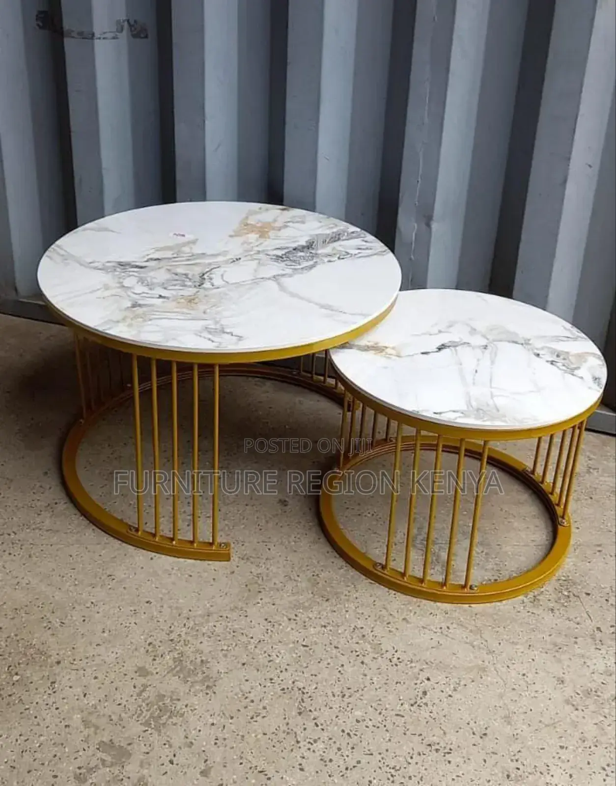 Nesting Tables With Marble Top