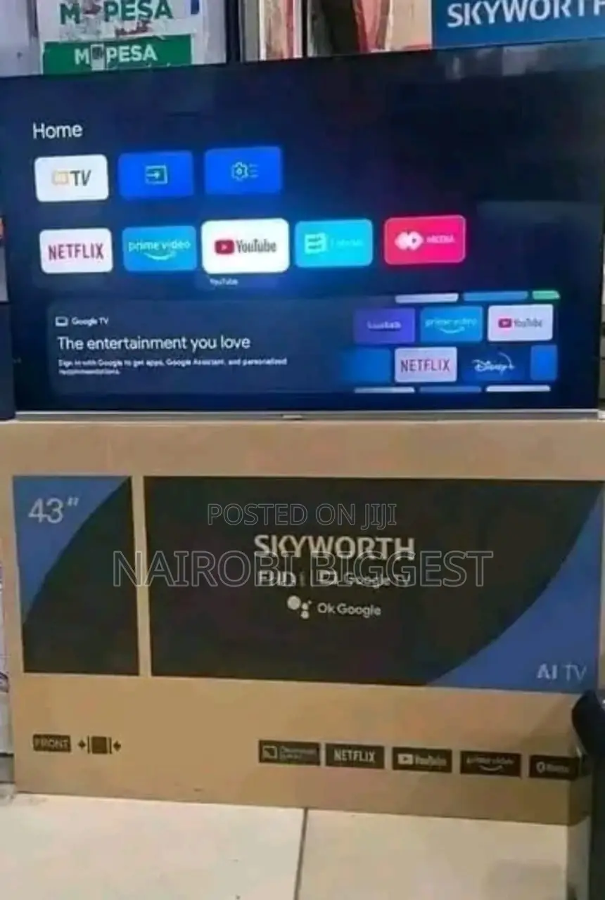 Excellent Skyworth 43 Inches Smart Google Tv