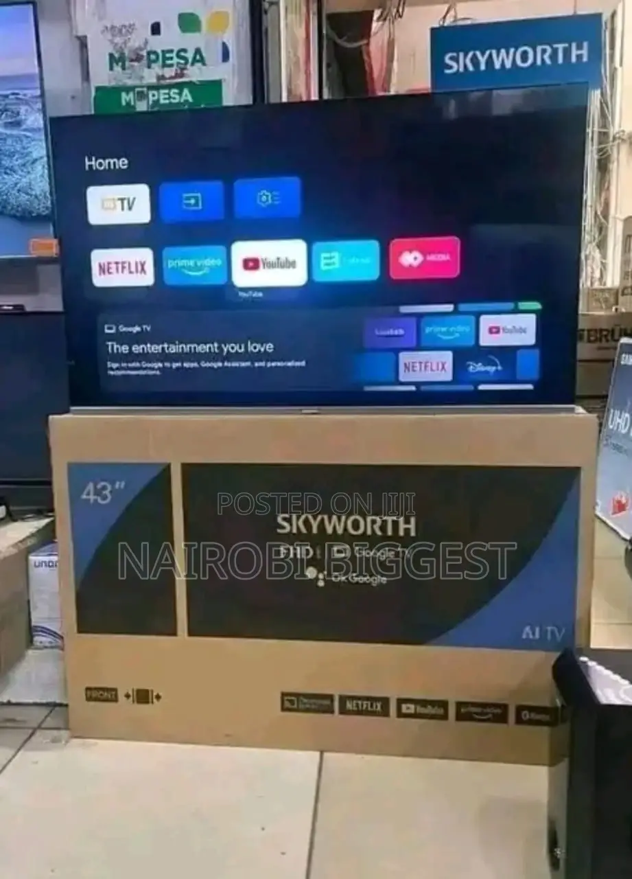 Excellent Skyworth 43 Inches Smart Google Tv
