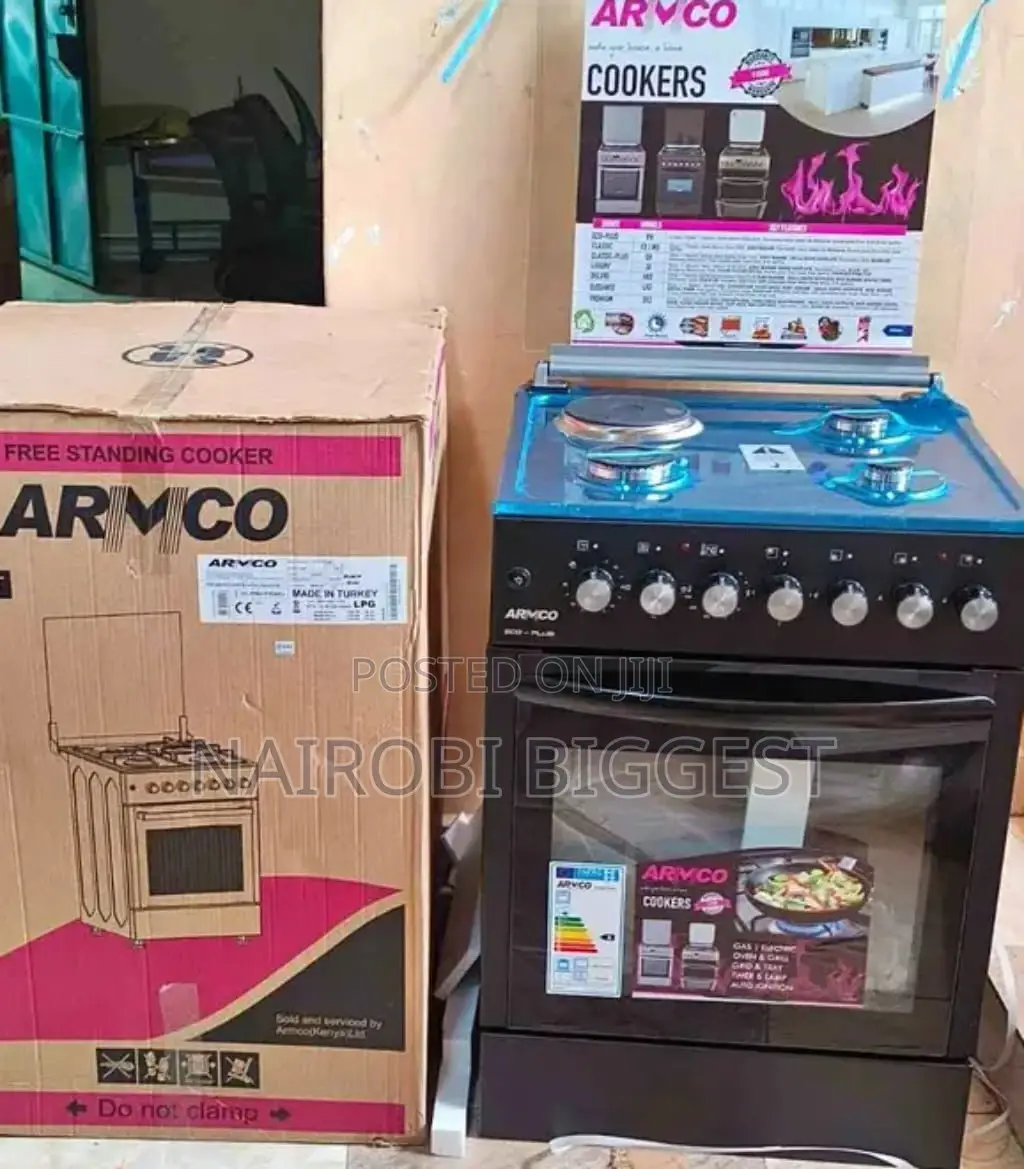Armco 60 By 60 Standing 3gas+ Electric Cooker