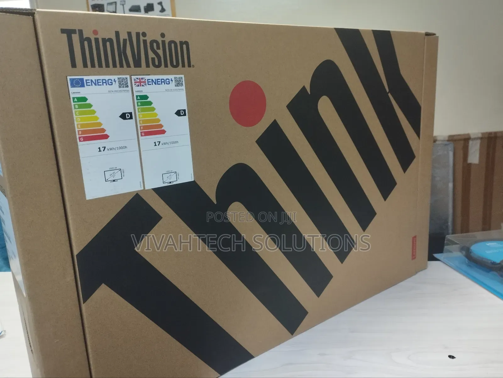 S27e-20 27" Lenovo Thinkvision S27e-20 27" Full HD Monitor