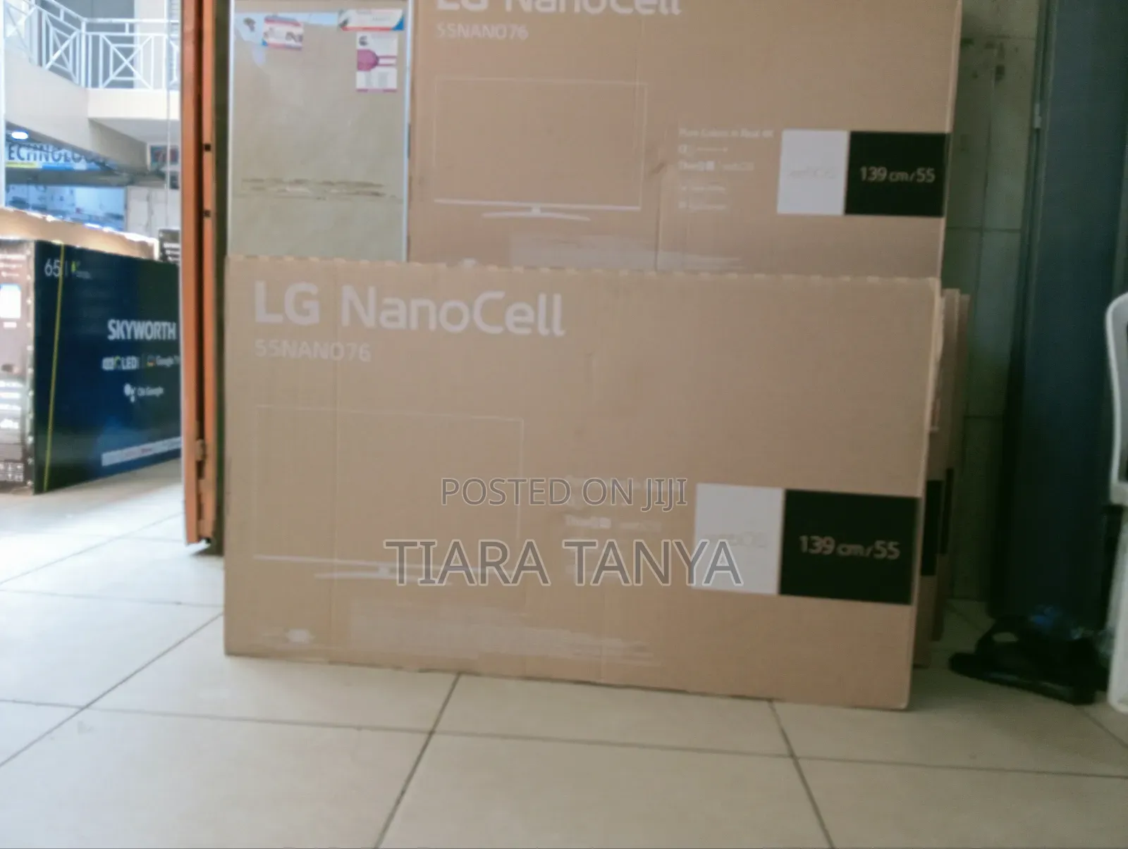 LG 55 Inch Nanocell TV NANO77 Series Cinema Screen Design