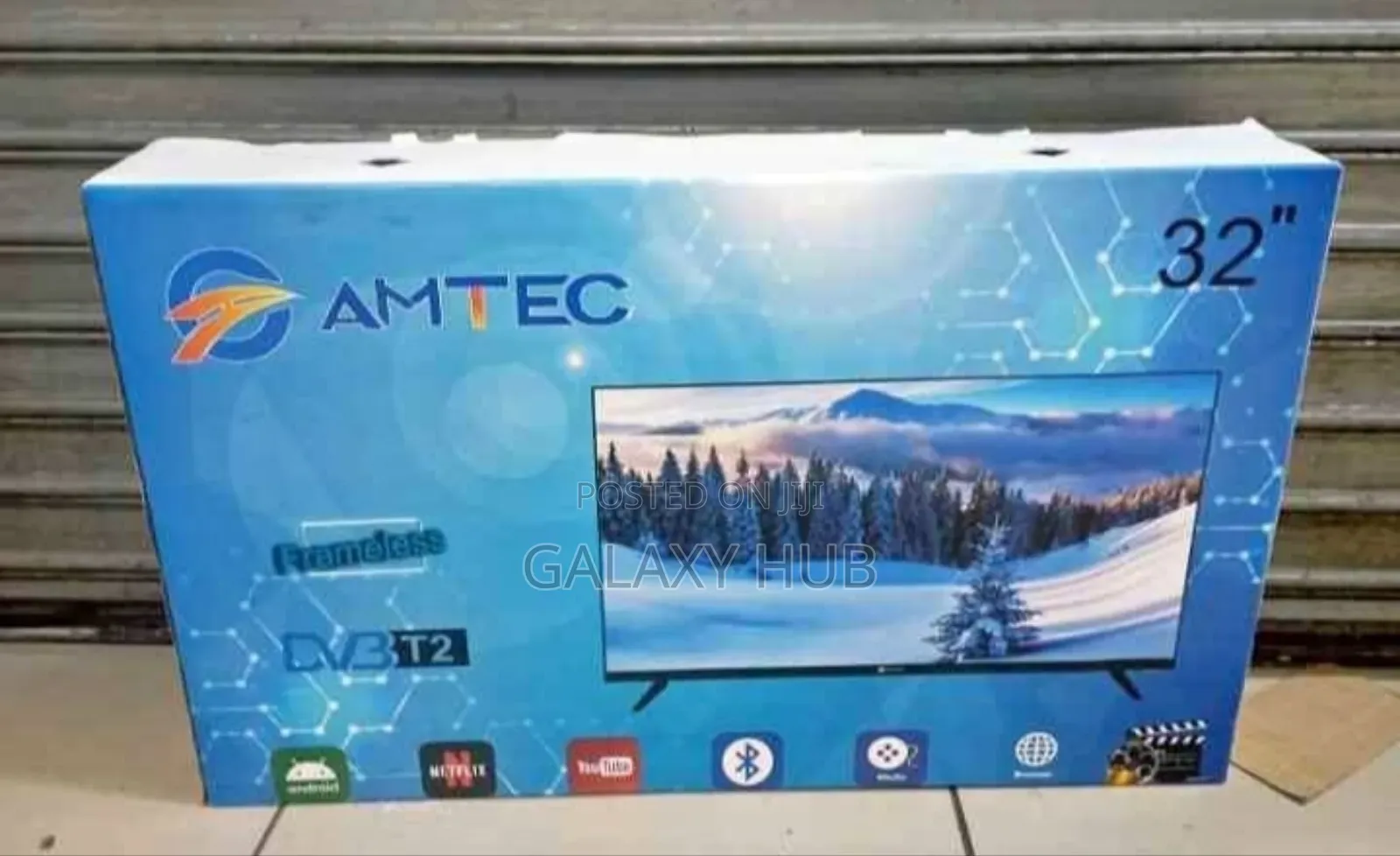 Amtec 32inches Frameless Smart Android Tv With Bluetooth