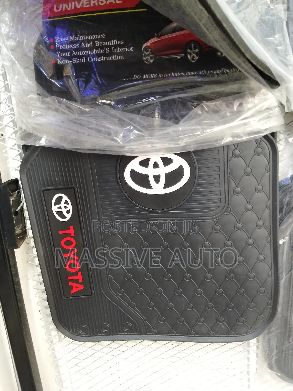 Buy Best White Logo Toyota Car Floor Mats/ Toyota Mats