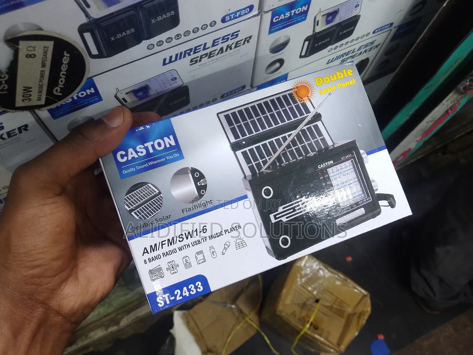 Caston Radio With Double Solar Panel