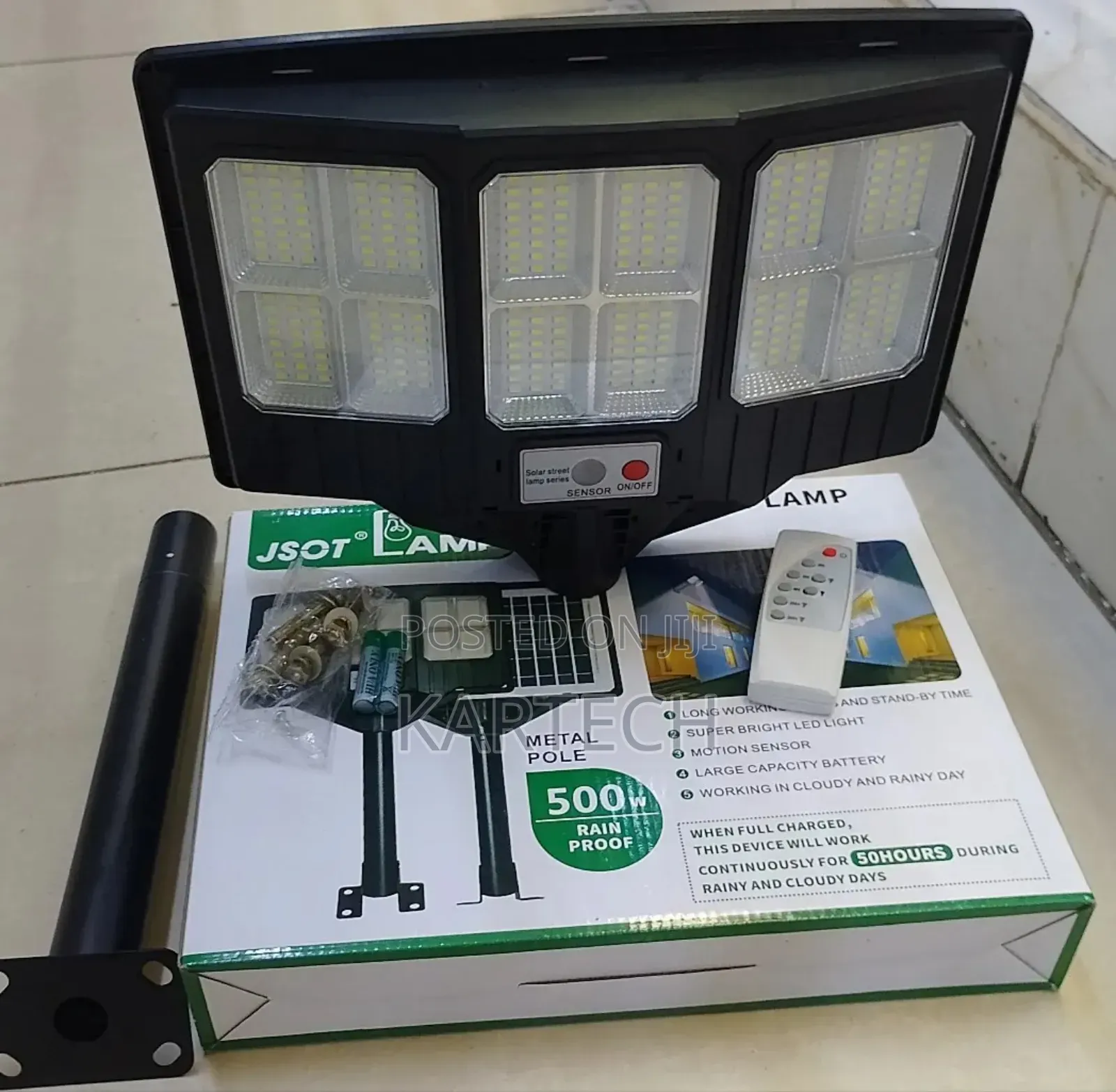 Jsot Solar Street Light 500watts With Motion Sensor