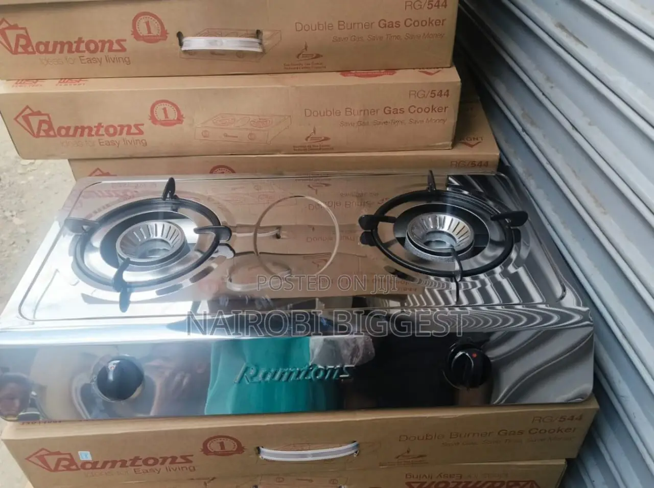 Smart Ramtons Rg/544 Double Burner Gas Cooker