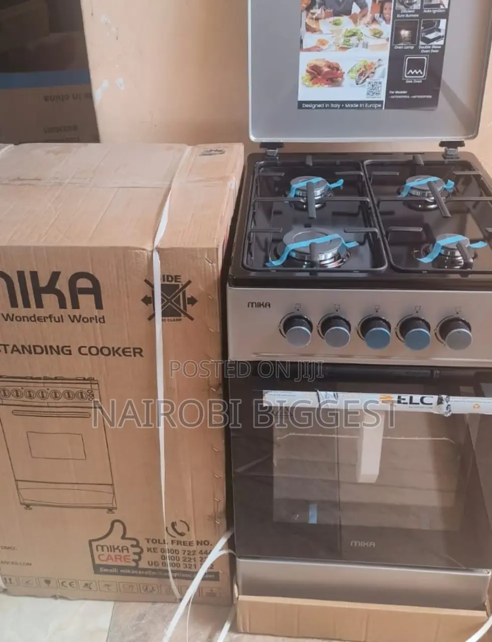 Mika All Gas Free Standing Gas Cooker- 50*60, Gas Oven