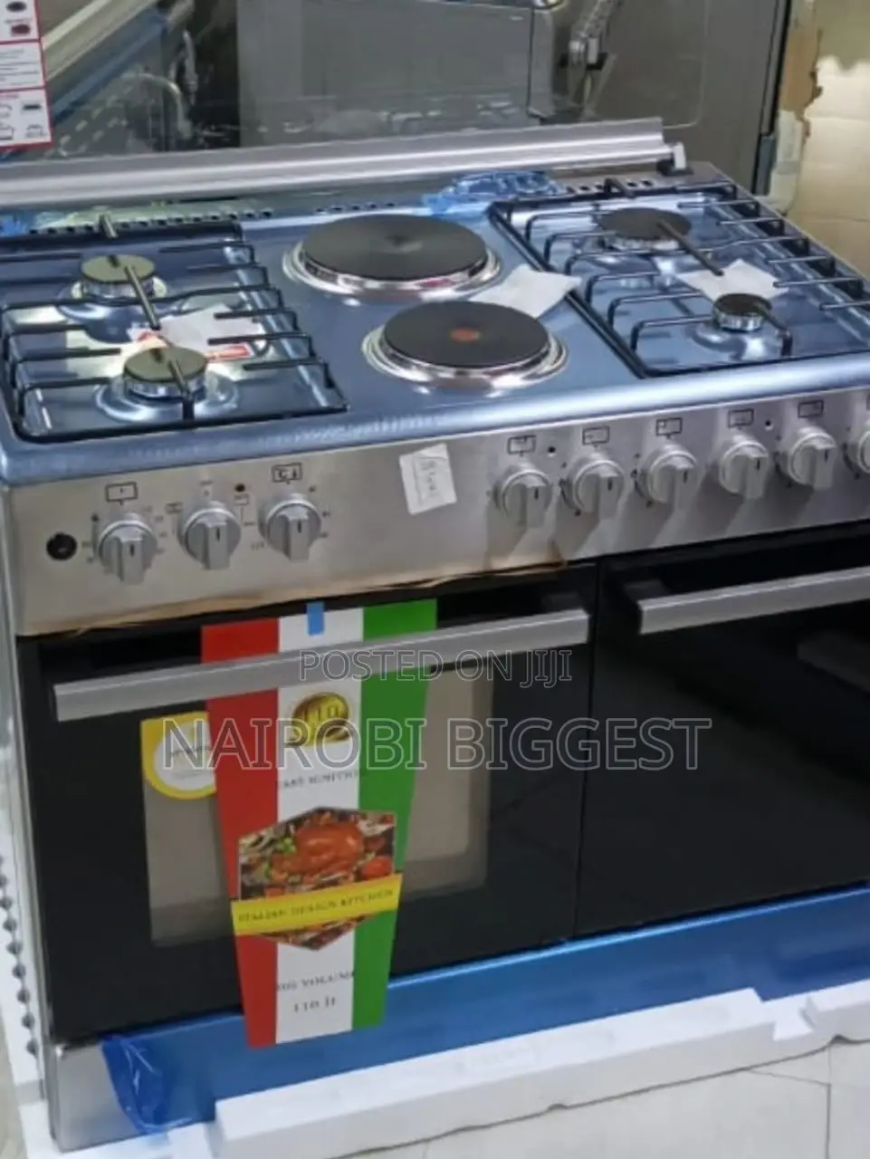 VON Cooker Electric Standing Cooker Gas Compatiment
