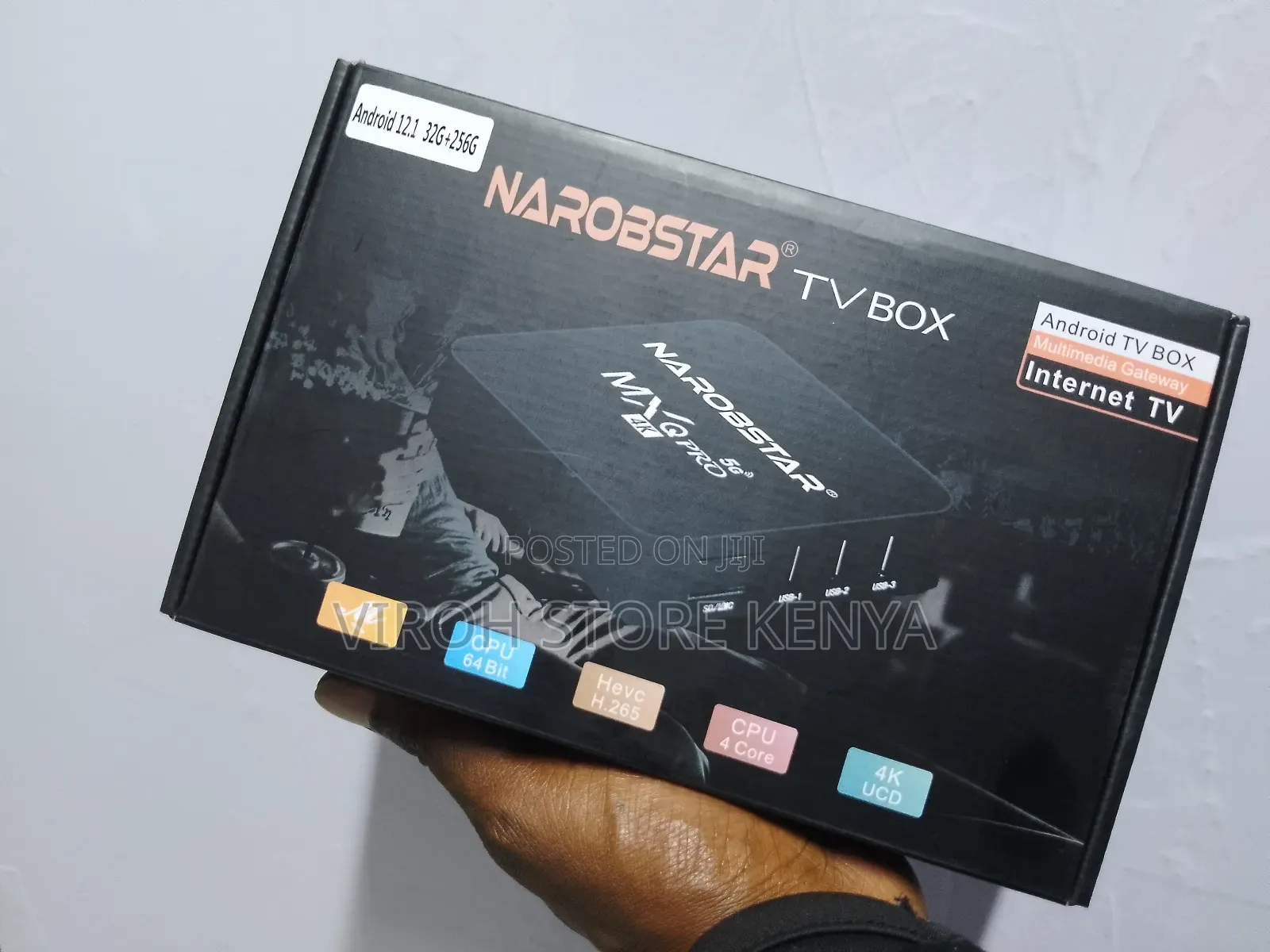 MXQ Pro Android Tv Box 32GB + 256GB Smart Box