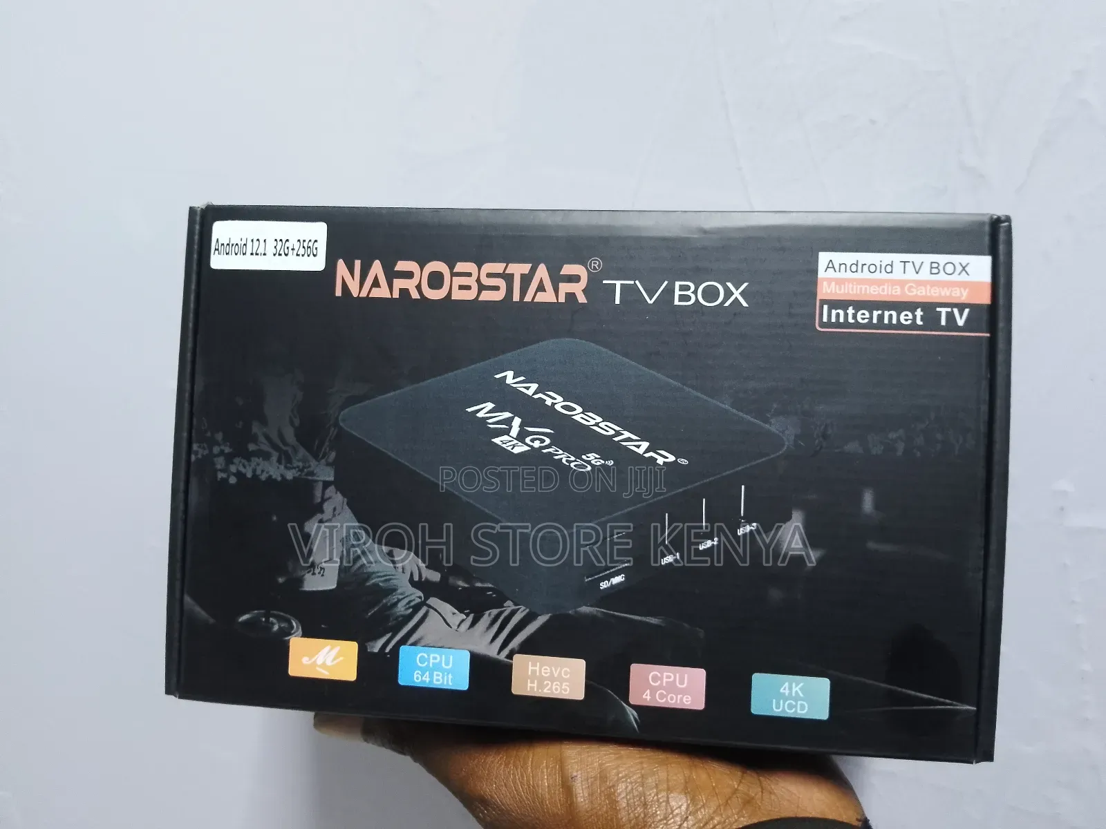 MXQ Pro Android Tv Box 32GB + 256GB Smart Box