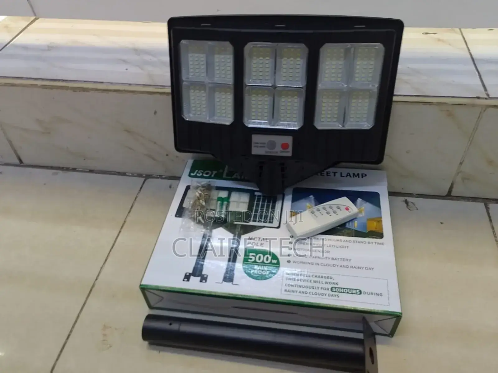 500watts Solar Light Jsot With Remote