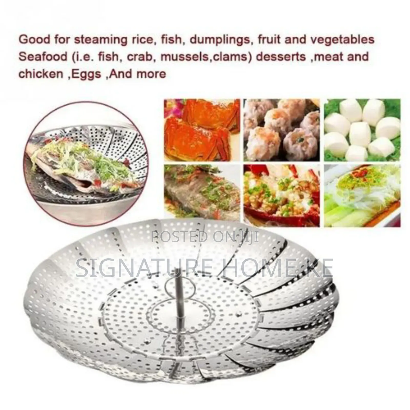 Foldable Vegetable Steamer Basket